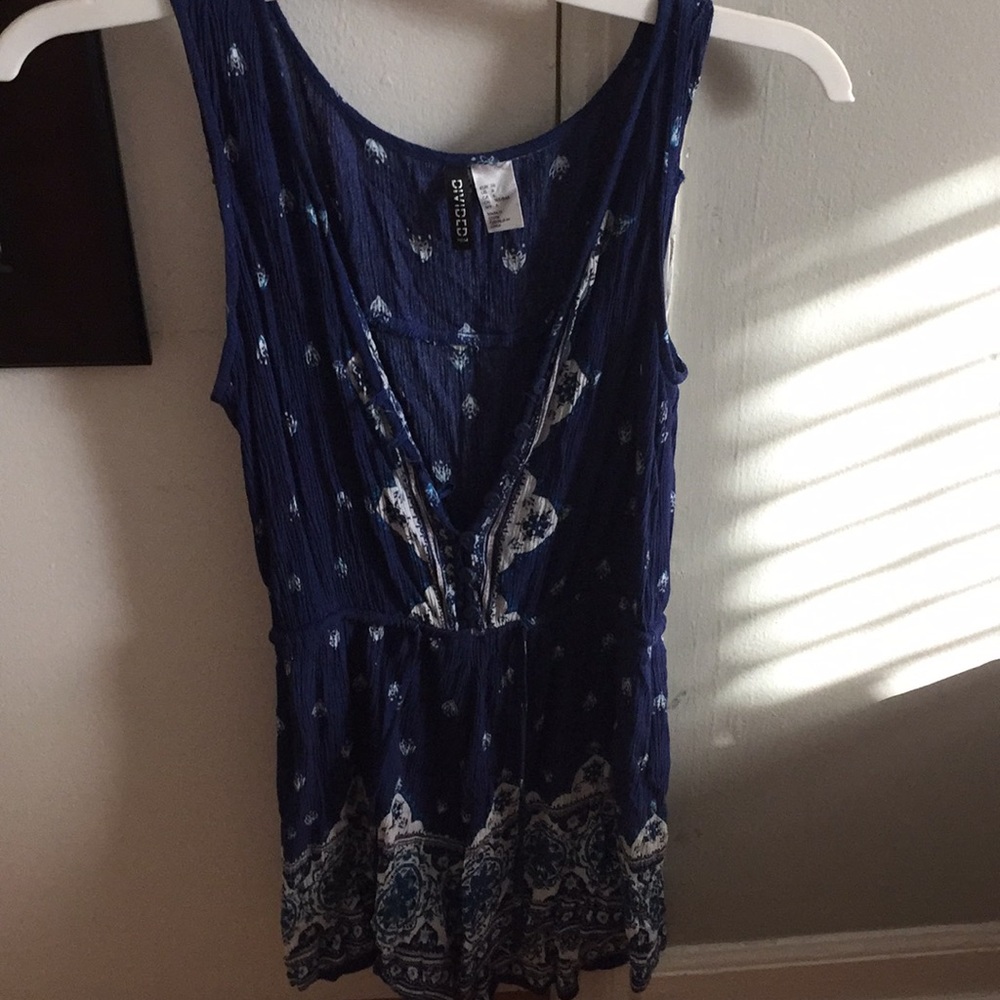 Blue romper